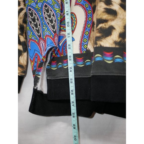 Etro 46 Animal and Paisley Sweatshirt Italy Large - Picture 10 of 16